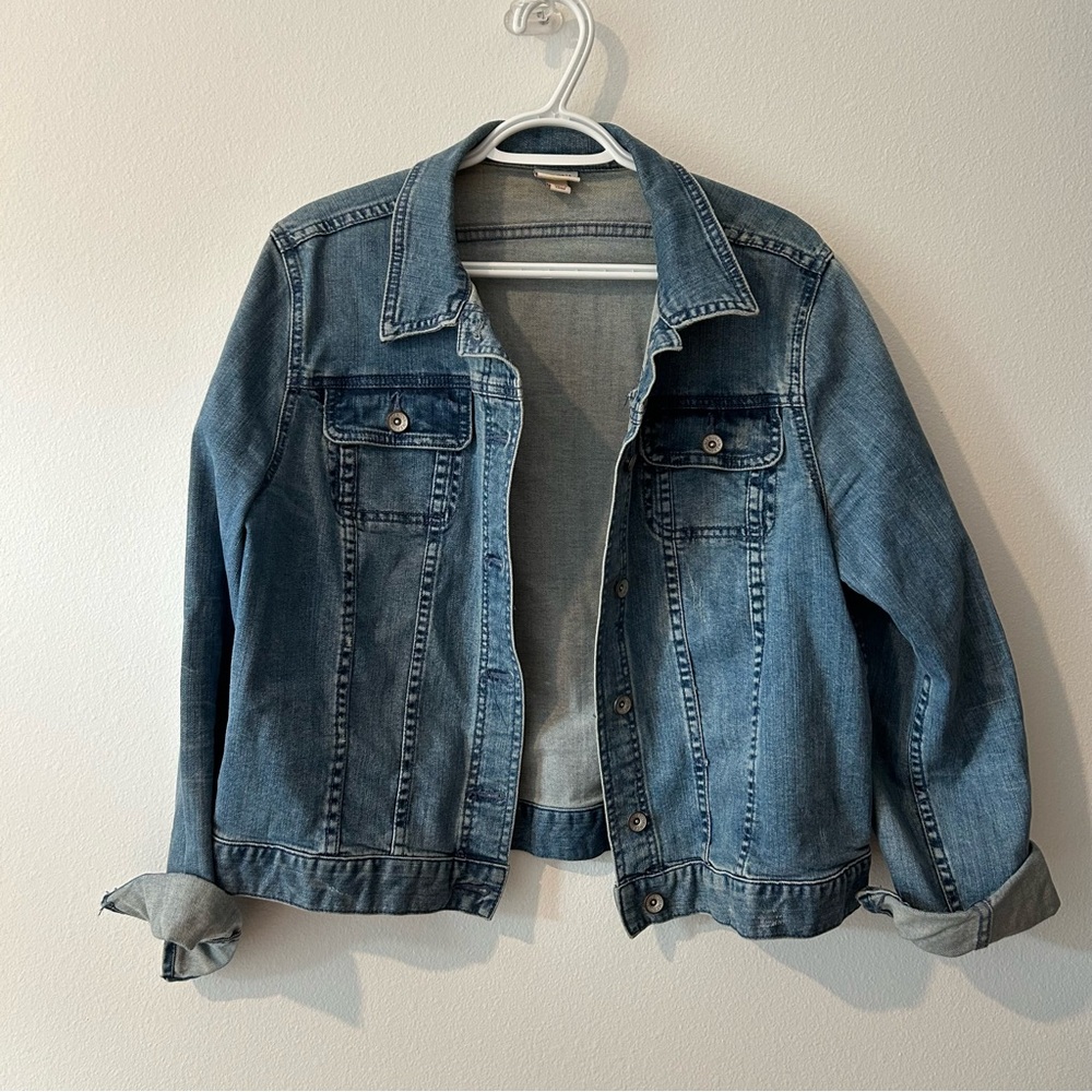 Merona women’s XL blue denim jacket